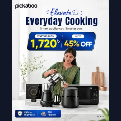 Upgrade your kitchen with the essentials you actually need - Air Fryers, Ovens, Mixers, Grinders & more — now at the best prices on Pickaboo!