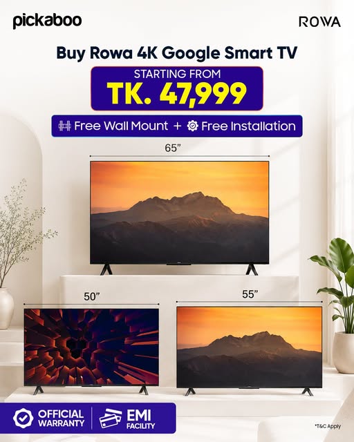 Upgrade your entertainment with stunning visuals from ROWA TV