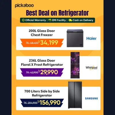 Upgrade your kitchen with the perfect refrigerator - Discover amazing deals on top refrigerator brands including Haier, Whirlpool & Hitachi.
