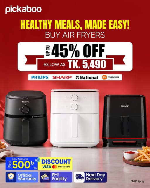 Cook smarter, eat healthier, and save bigger - Premium Air Fryers from top brands like Philips, Panasonic, Sharp & more now on sale!