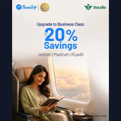 Exclusive comfort at a better value with Saudia Airlines