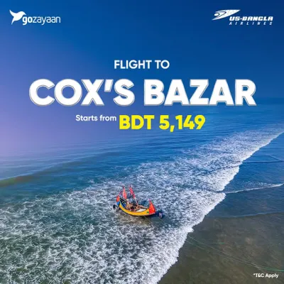 Book your flight with US-Bangla Airlines and make your journey part of the experience.
