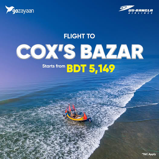 Book your flight with US-Bangla Airlines and make your journey part of the experience.