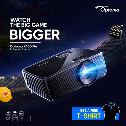 Vibrant Brilliance, Immersive Audio & Long-Lasting Performance — Optoma X400LVe XGA Professional Projector