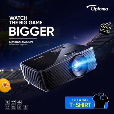 Vibrant Brilliance, Immersive Audio & Long-Lasting Performance — Optoma X400LVe XGA Professional Projector