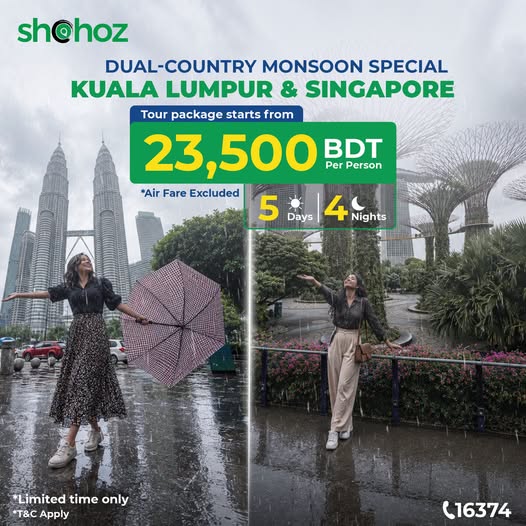 Explore Two Countries This Monsoon!