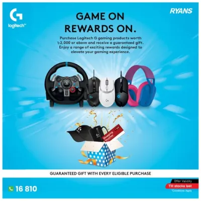 Logitech G Rewards on Selected Gaming Products