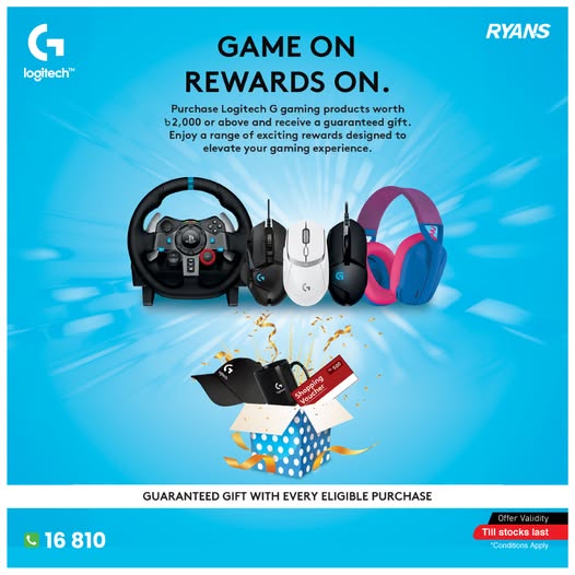 Logitech G Rewards on Selected Gaming Products