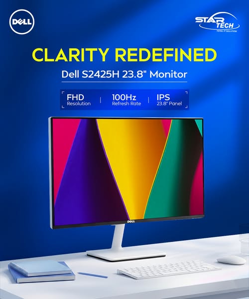 Dell S2425H 23.8" IPS 100Hz FHD Monitor