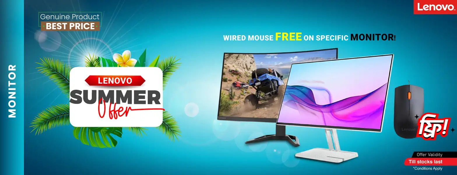 Buy Lenovo Monitor Get Mouse FREE