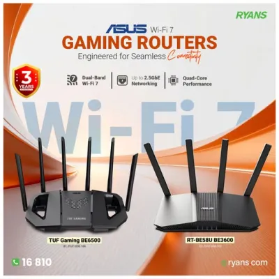 ASUS Wi-Fi 7 Routers – Built for faster, smarter home and gaming connectivity.