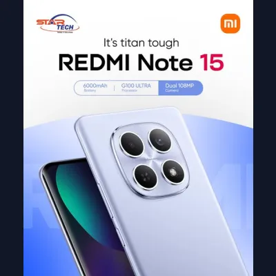 Massive 6000mAh Battery, 120Hz AMOLED & 108MP Camera — Redmi Note 15