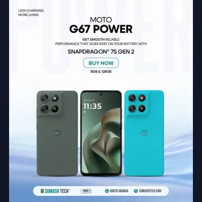 দিনভর ইউজের জন্য বেস্ট অপশন Motorola Moto G67 Power!