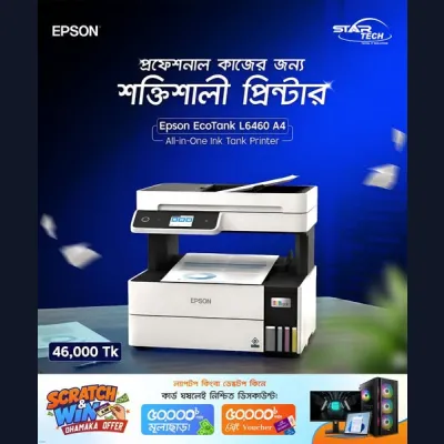 Epson EcoTank L6460 A4 All-in-One Ink Tank Printer