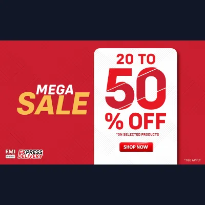Mega Sale! Up to 50% off