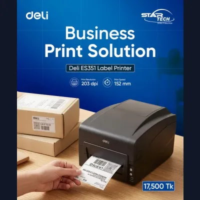 Deli ES351 Direct Thermal Transfer Label Printer