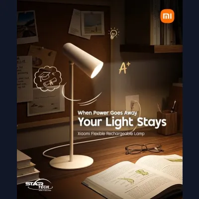Flexible Gooseneck, 2000mAh Battery & Up to 40 Hours Runtime — Xiaomi Flexible Rechargeable Lamp