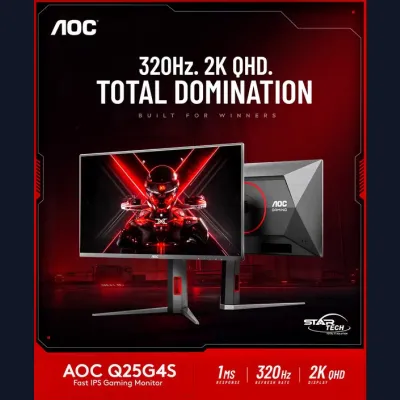 320Hz Refresh Rate, 2K QHD Clarity — Built for Competitive Gaming