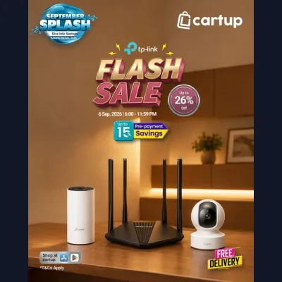 Get TP-Link routers, CCTV cameras and more at amazing prices!
