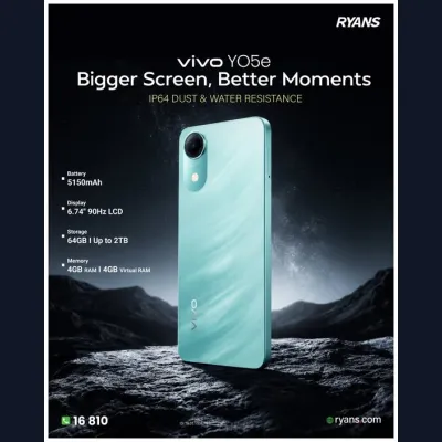vivo Y05e – Everyday smartphone with a smooth 90Hz display and practical performance.