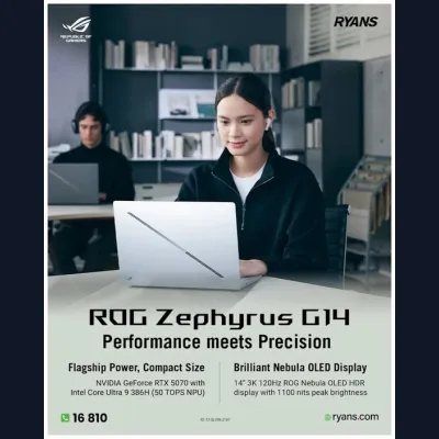 ASUS ROG Zephyrus G14 GU405AP – Premium 14-inch gaming laptop with powerful performance.