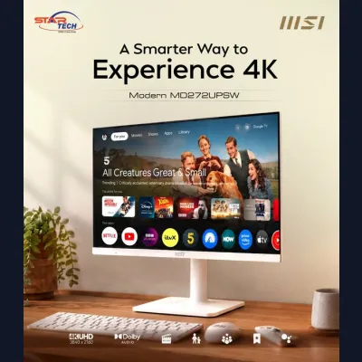 MSI Modern MD272UPSW 27" 4K UHD Smart Monitor