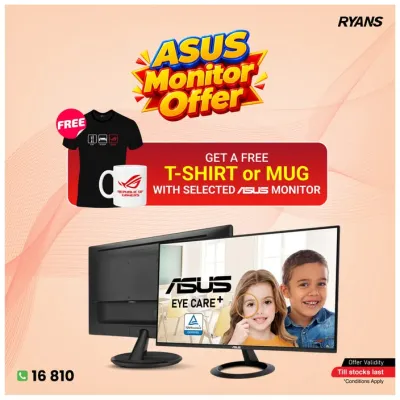 Buy ASUS Monitor, Get Free Gift