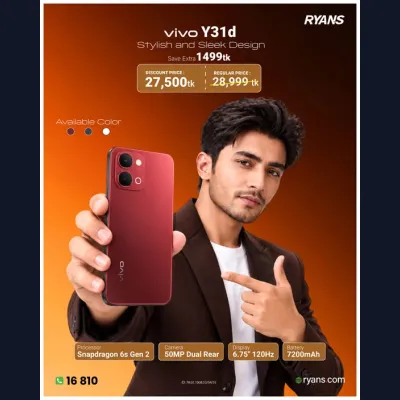 vivo Y31d – Save Extra Tk 1,499!