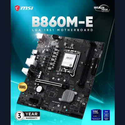 MSI PRO B860M-E LGA 1851 mATX Motherboard
