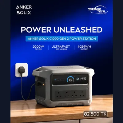 Anker SOLIX C1000 Gen 2 2000W Portable Power Station