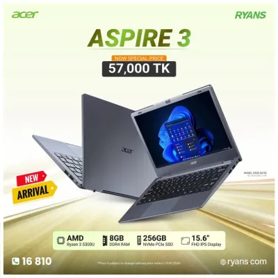 Acer Aspire 3 A325-42-V2 Laptop – Now at 57,000 Tk.