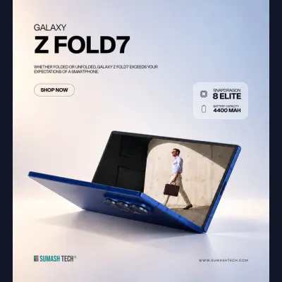 প্রিমিয়াম Samsung Galaxy Z Fold 7 এখন এক্সাইটিং প্রাইসে শুধুমাত্র সুমাস টেকে!