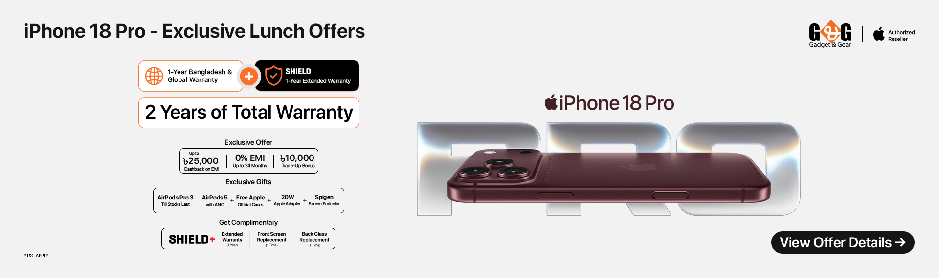 Gadget & Gear iPhone Offers in Bangladesh – Latest iPhone Deals