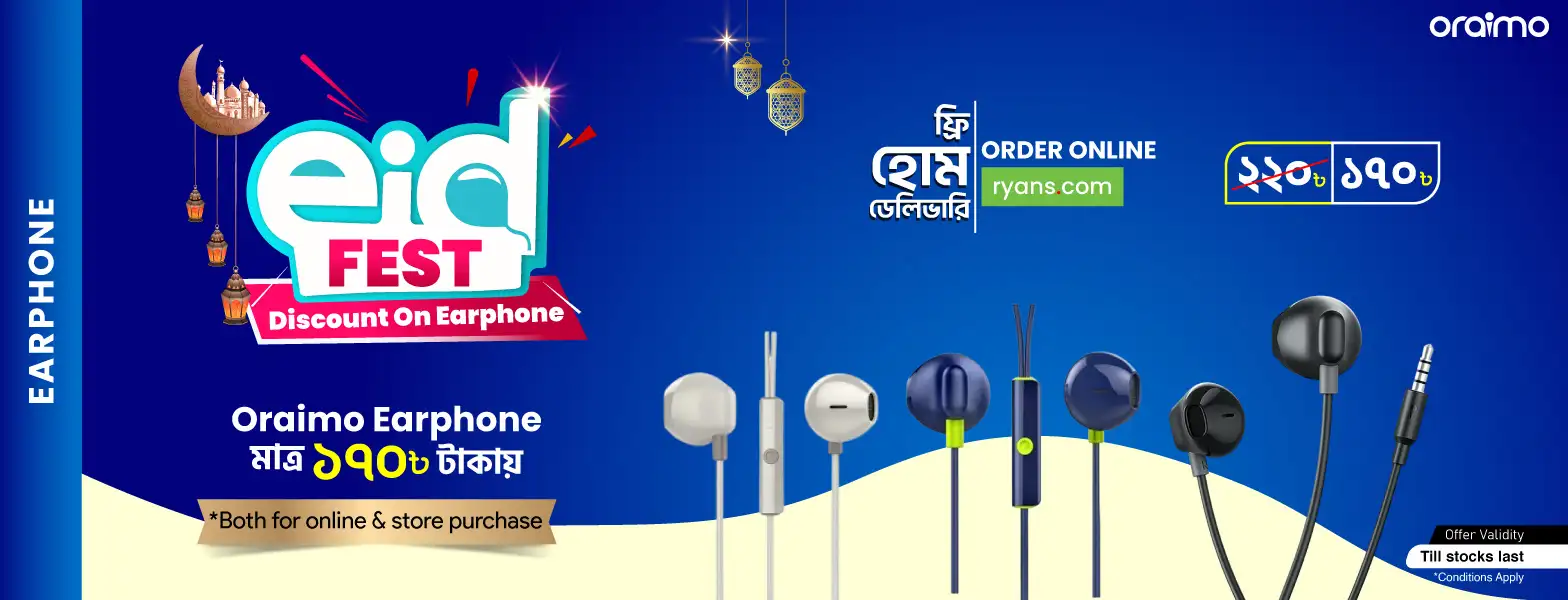Eid Fest Discount on Oraimo Earphone
