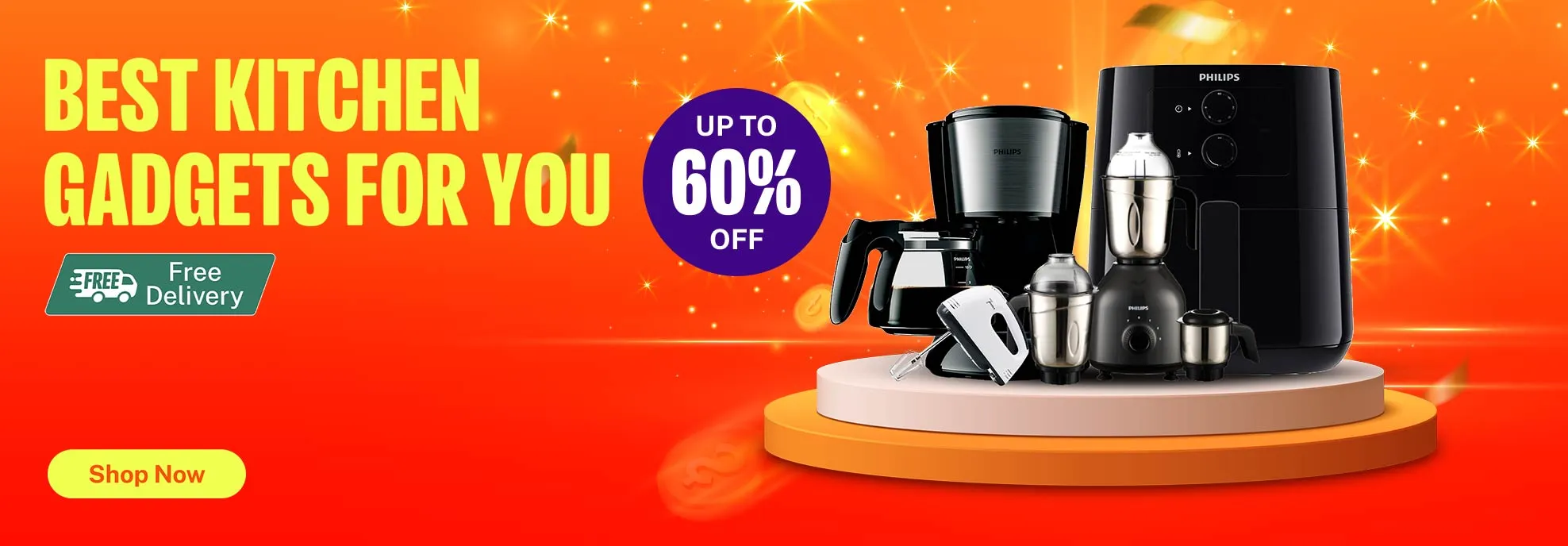 UP TO 60% OFF BEST KITCHEN GADGETS FOR YOU Free Delivery