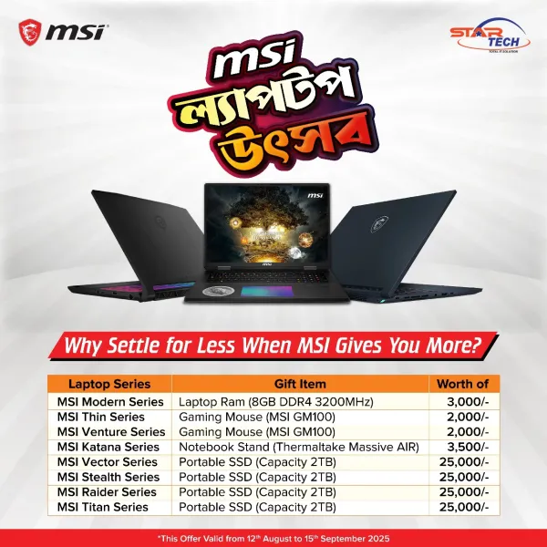 MSI Laptop Utsob Offer