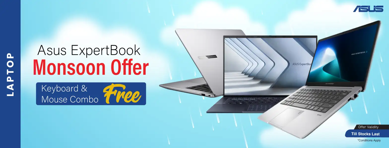 Hurry! Asus Expertbook Monsoon Offer is Live – Shop Before It`s Gone