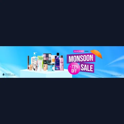 SHAJGOJ PRESENTS MONSOON 73% OFF SALE