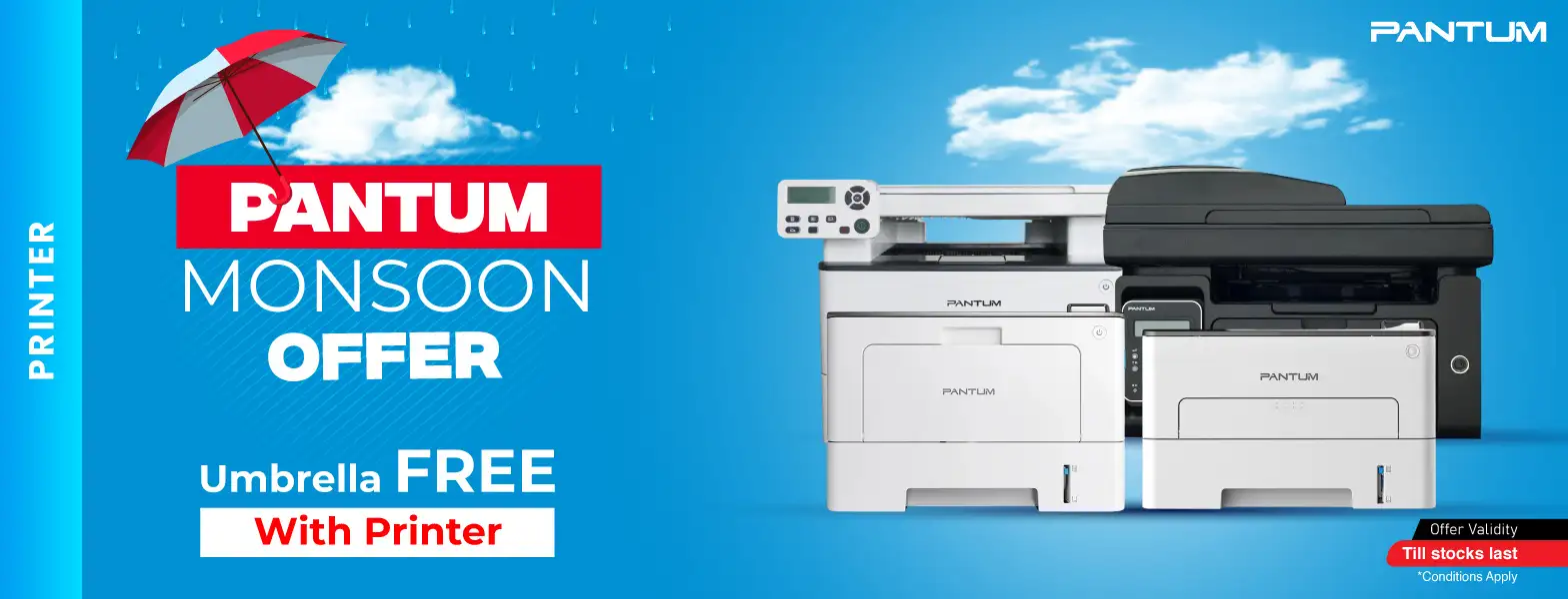Exclusive Offer! Get Umbrella FREE With Pantum Printer at Ryans Computers
