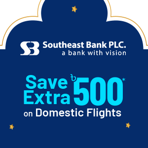 Eid offer on domestic flight with Southeast Bank PLC Credit Cards - sharetrip