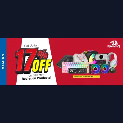 Get Up to 17% OFF on Selected Redragon Products
