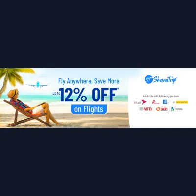 Special discount on City Bank, EBL, MTB, StanChart card and bKash for flights