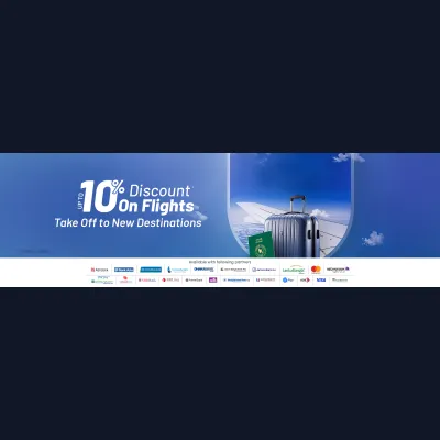 Save up to 10% on flight bookings