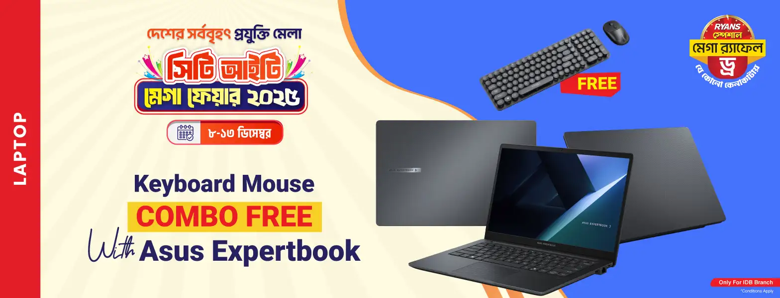City IT Mega Fair 2025 Keyboard Mouse Combo FREE With ASUS Expertbook