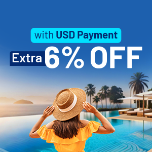 Enjoy extra 6% discount on USD payments - sharetrip